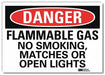 Danger Sign 7 in x 10 in Rflct Sheeting