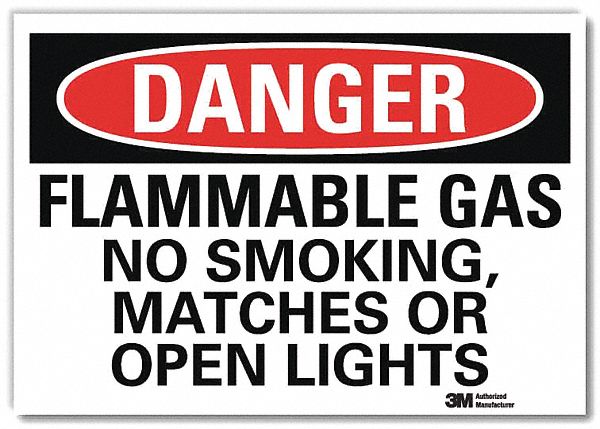Danger Sign 10 in x 14 in Rflct Sheeting
