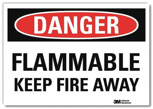 Danger Sign 7inx10in Reflective Sheeting