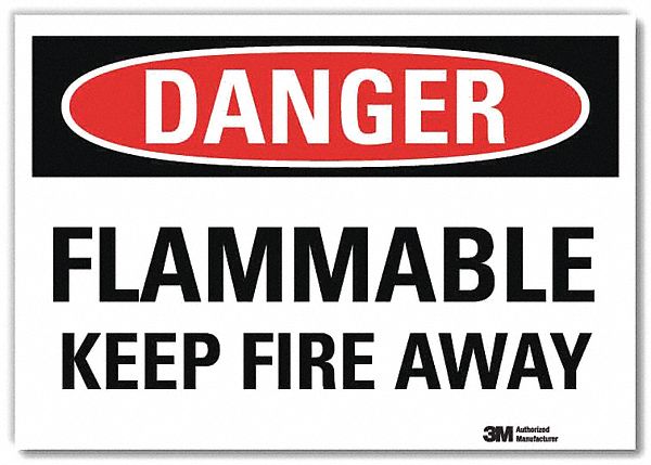Danger Sign 7inx10in Reflective Sheeting