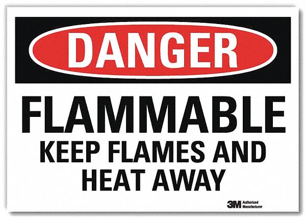 Danger Sign 7inx10in Reflective Sheeting