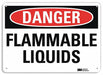 Danger Sign 10 inx14 in Plastic