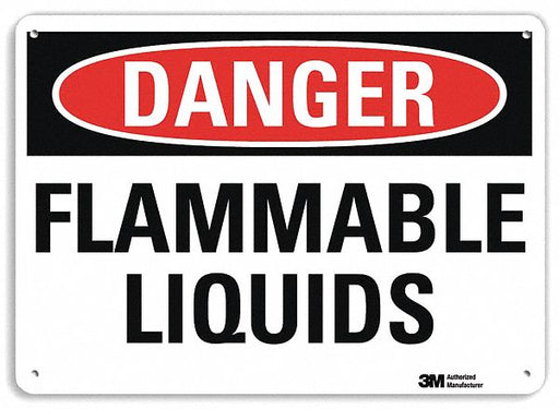 Danger Sign 10 inx14 in Plastic