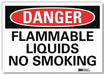 Danger Sign 5 in x 7 in Rflct Sheeting