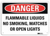 Danger Sign 7 inx10 in Plastic