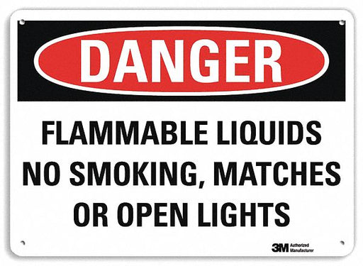Danger Sign 7 inx10 in Plastic