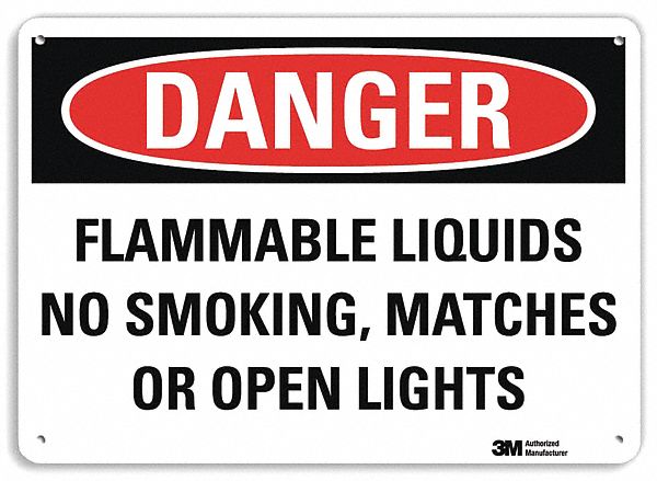 Danger Sign 7 inx10 in Plastic