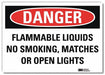 Danger Sign 5inx7in Reflective Sheeting