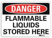 Danger Sign 7 inx10 in Plastic