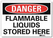 Danger Sign 5inx7in Reflective Sheeting