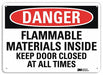 Danger Sign 7 inx10 in Plastic