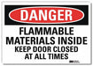 Danger Sign 10inx14in Reflctv Sheeting