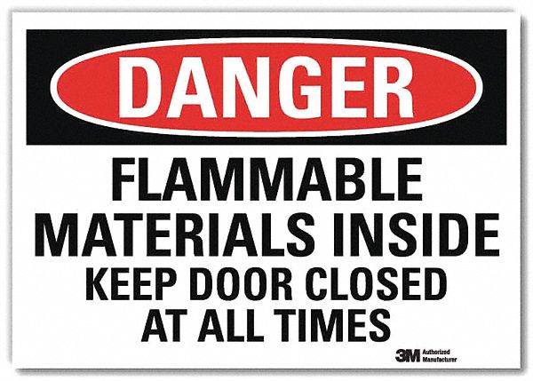 Danger Sign 7inx10in Reflective Sheeting