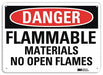 Danger Sign 7 in x 10 in Aluminum