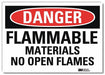Danger Sign 7inx10in Reflective Sheeting