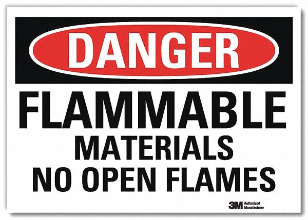 Danger Sign 10 in x 14 in Rflct Sheeting