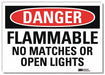 Danger Sign 10 in x 14 in Rflct Sheeting