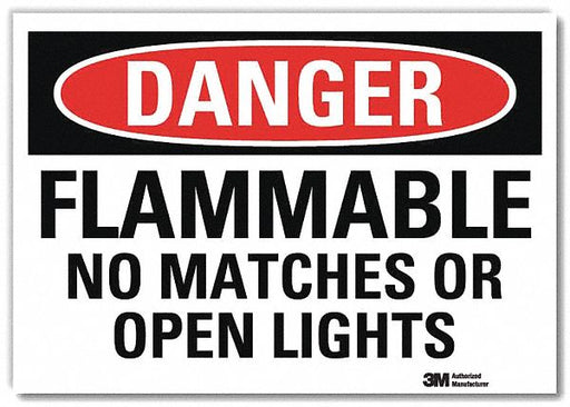 Danger Sign 5inx7in Reflective Sheeting