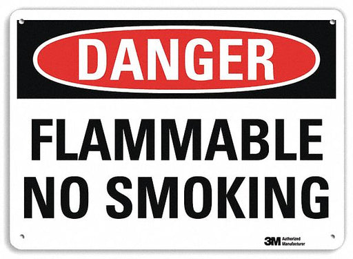 Danger Sign 10 inx14 in Plastic