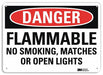 Danger Sign 10 inx14 in Aluminum