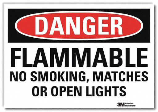 Danger Sign 5inx7in Reflective Sheeting