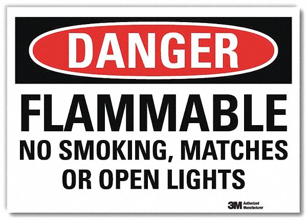 Danger Sign 7 in x 10 in Rflct Sheeting