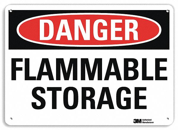 Danger Sign 7 in x 10 in Aluminum