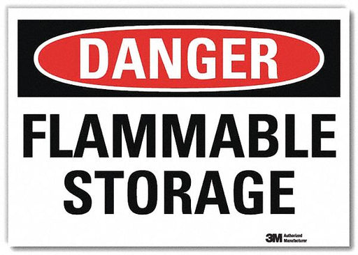 Danger Sign 5inx7in Reflective Sheeting