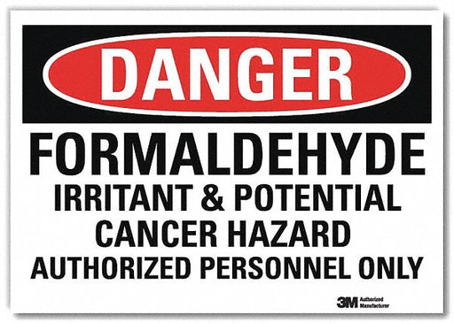 Danger Sign 5inx7in Reflective Sheeting