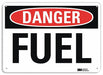 Danger Sign 10 in x 14 in Plastic