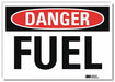 Danger Sign 7 in x 10 in Rflct Sheeting