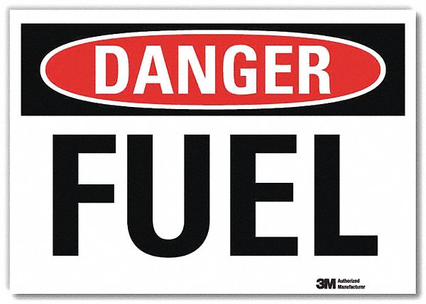 Danger Sign 10 in x 14 in Rflct Sheeting