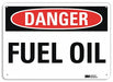 Danger Sign 10 in x 14 in Aluminum