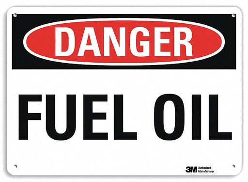 Danger Sign 10 in x 14 in Aluminum