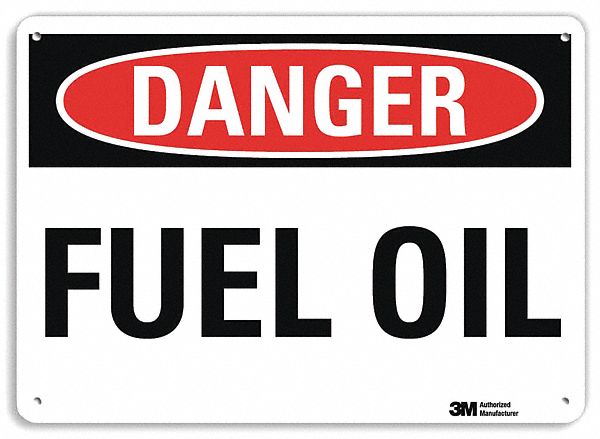 Danger Sign 10 in x 14 in Aluminum