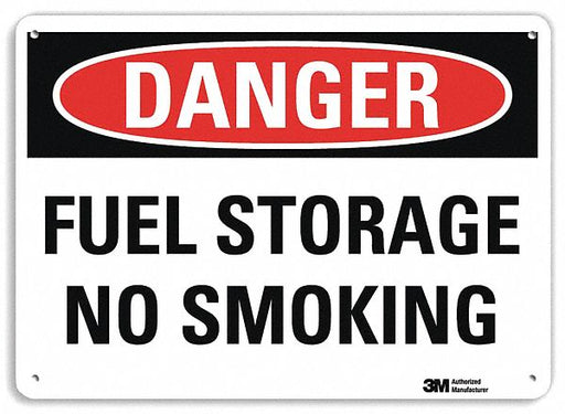 Danger Sign 7 in x 10 in Plastic