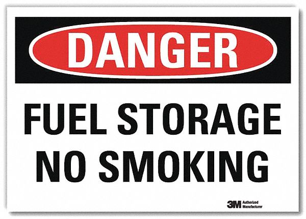 Danger Sign 5inx7in Reflective Sheeting