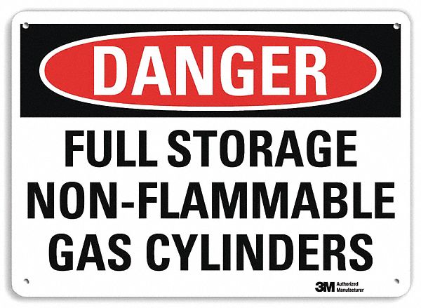 Danger Sign 7 inx10 in Plastic