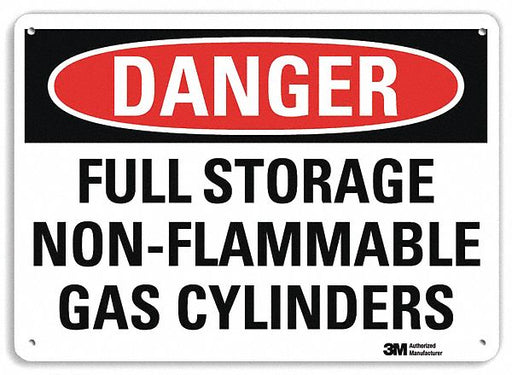 Danger Sign 10 inx14 in Plastic