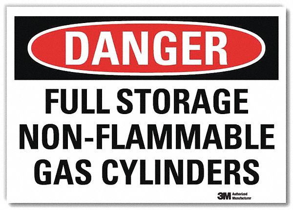 Danger Sign 5inx7in Reflective Sheeting