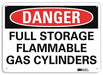 Danger Sign 10 in x 14 in Aluminum