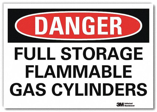 Danger Sign 5inx7in Reflective Sheeting