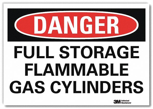 Danger Sign 5inx7in Reflective Sheeting