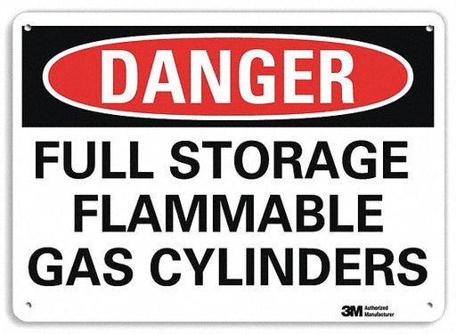 Danger Sign 7 in x 10 in Plastic