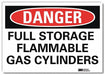 Danger Sign 5inx7in Reflective Sheeting