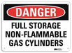 Danger Sign 7 in x 10 in Aluminum