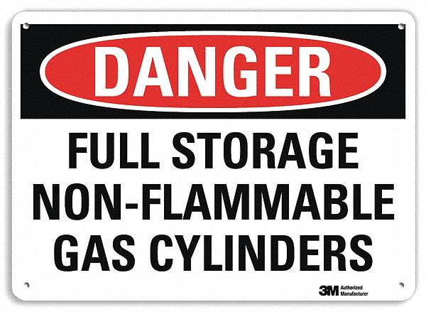 Danger Sign 7 in x 10 in Aluminum