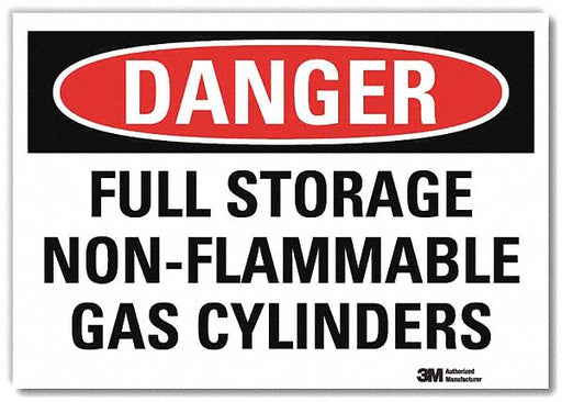 Danger Sign 7inx10in Reflective Sheeting