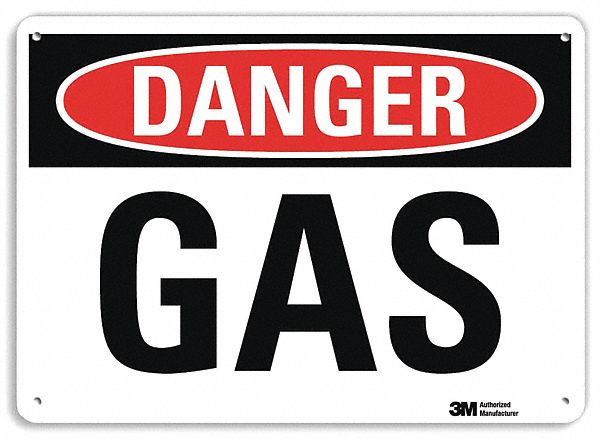 Danger Sign 7 inx10 in Plastic