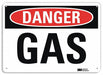 Danger Sign 7 in x 10 in Aluminum
